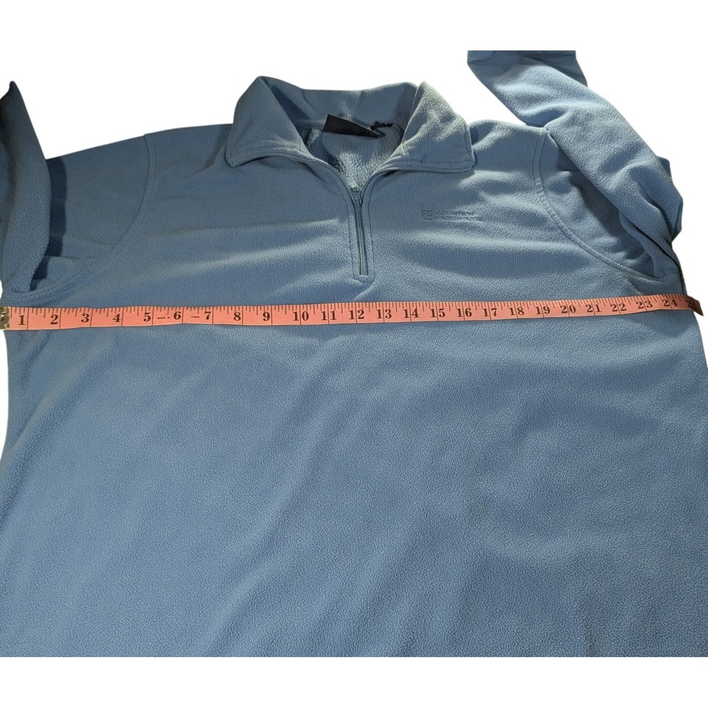 Mountain Warehouse Fleece Blue Quarter Zip Chest Logo Long Sleeve Womens Sixteen - Picture 12 of 12